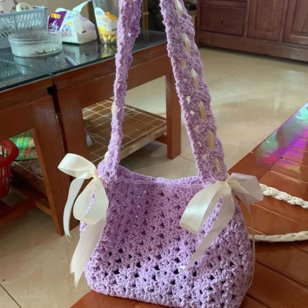 girlie shoulder bag crochet pattern