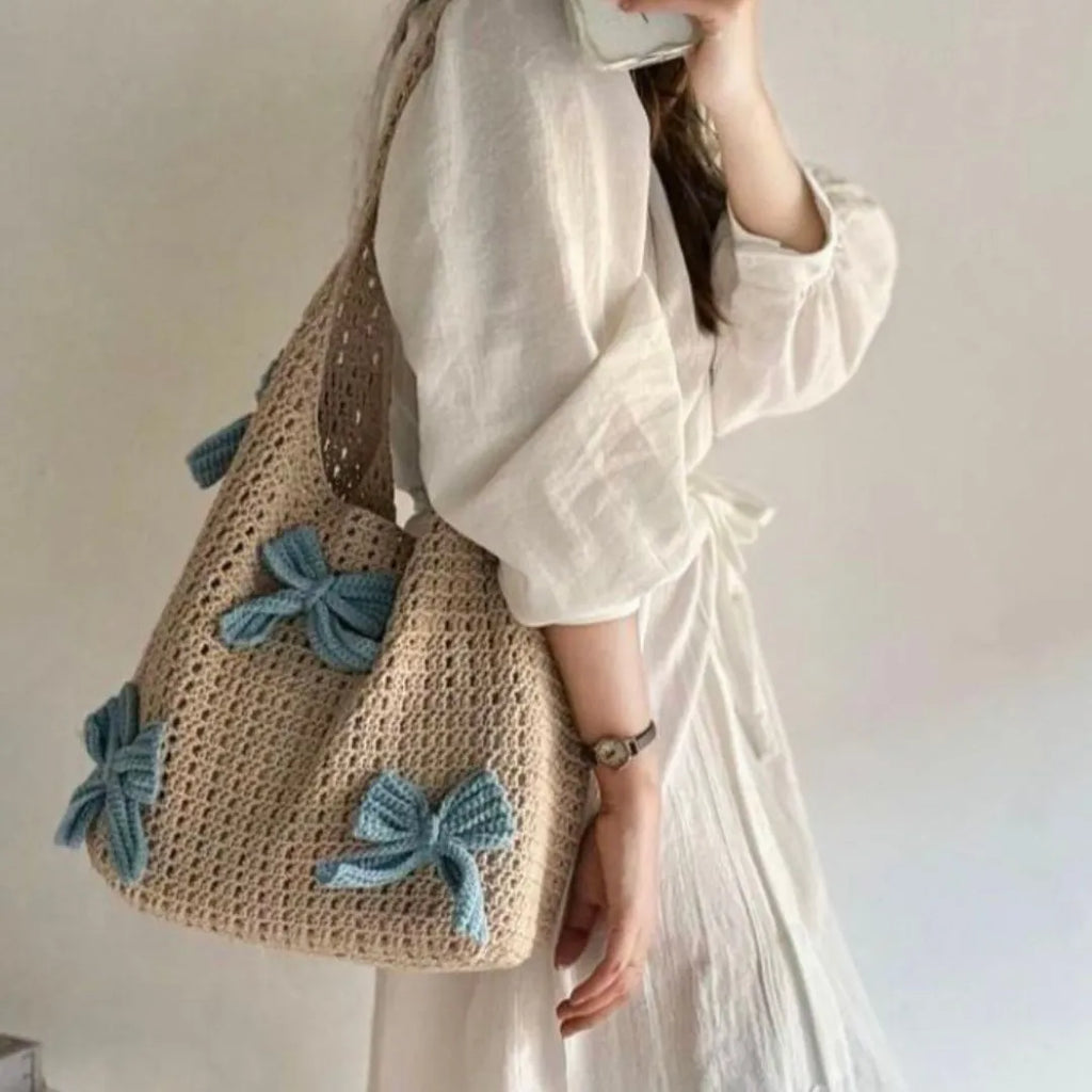 sweet bow mesh bag pattern