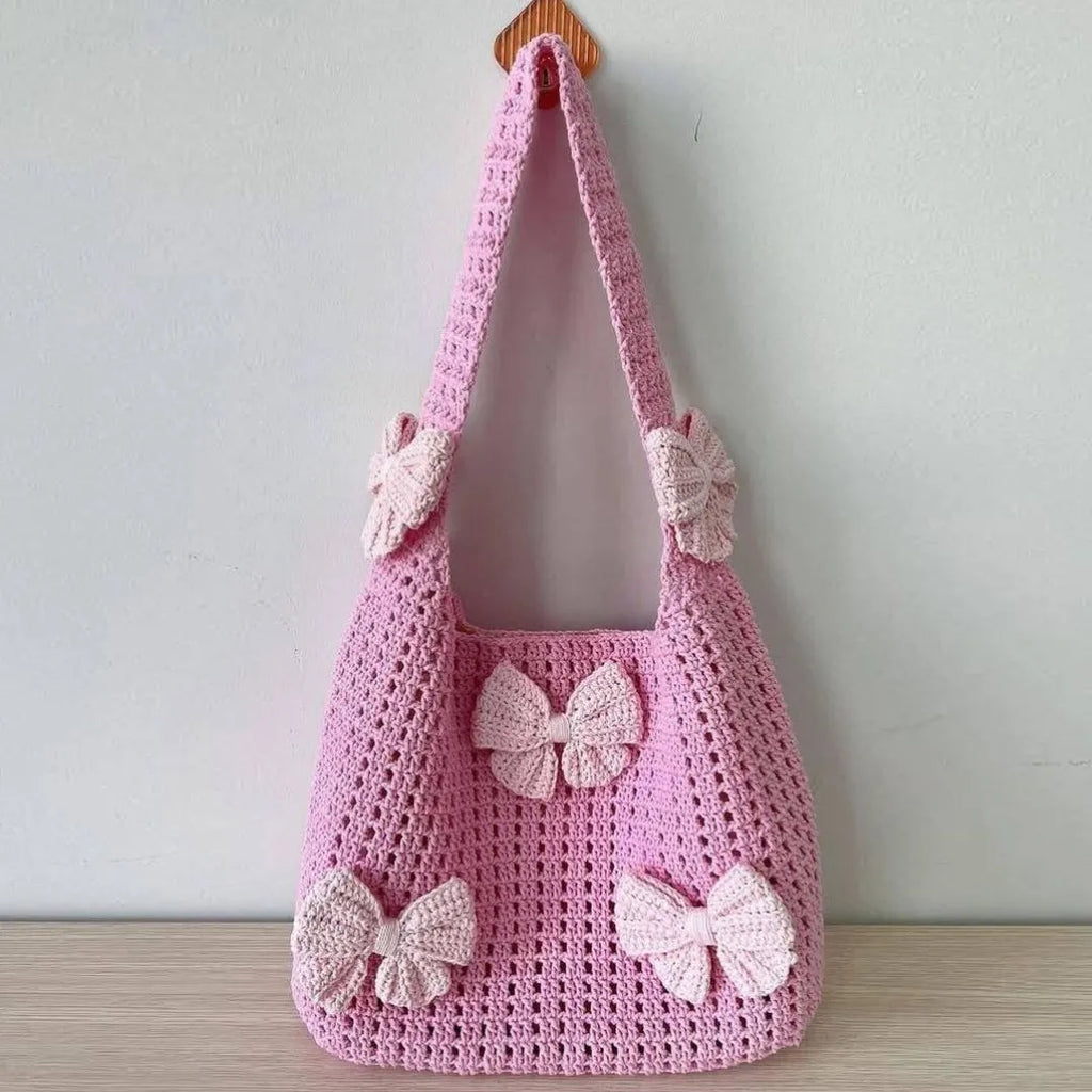 sweet bow mesh bag pattern