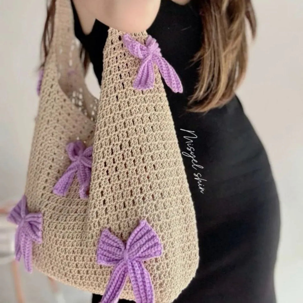 sweet bow mesh bag pattern