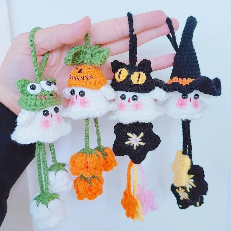 6in1 car ghost hanger crochet pattern