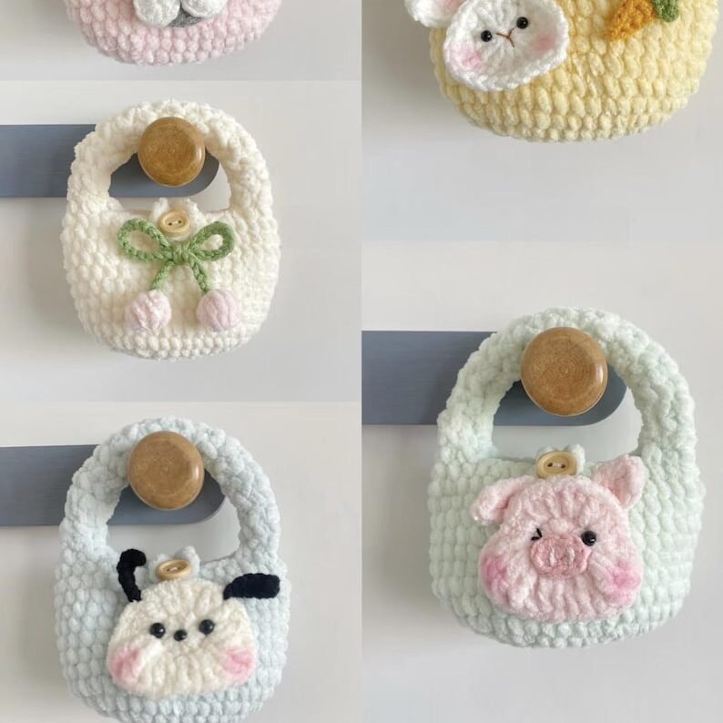 5in1 cute airpod case crochet pattern