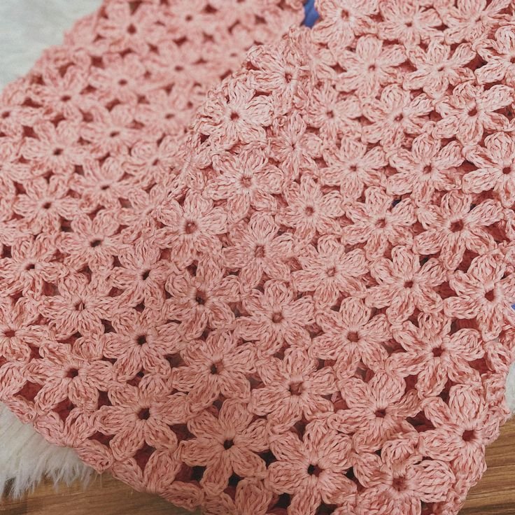 raffia flower bag crochet pattern