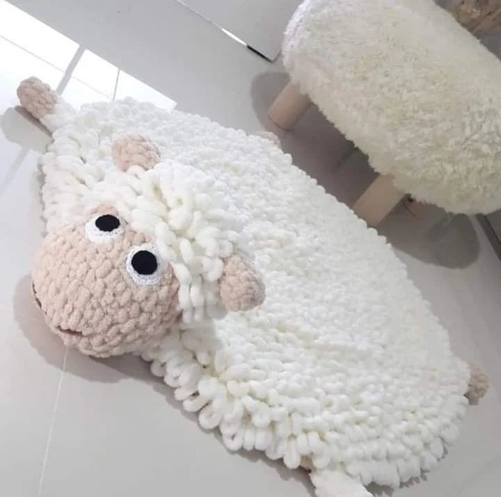 rug lamb crochet pattern
