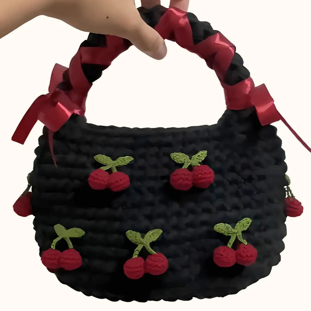 boho cherry bag crochet pattern